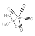 Cobalt,tetracarbonyl(trimethylstannyl)- Structure