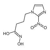 N-hydroxy-4-(2-nitroimidazol-1-yl)butanamide Structure