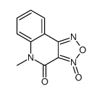 5-methyl-3-oxido-[1,2,5]oxadiazolo[3,4-c]quinolin-3-ium-4-one Structure