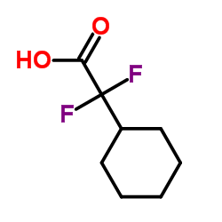 Cyclohexyl(difluoro)acetic acid结构式