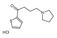 4-pyrrolidin-1-yl-1-thiophen-2-ylbutan-1-one,hydrochloride结构式