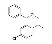 (Z)-1-(4-chlorophenyl)ethanone O-benzyloxime结构式