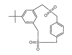 6-tert-Butyl-2,11-dithia(3.3)metaparacyclophane 2,2,11,11-tetraoxide Structure