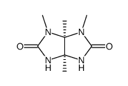 3,4,7,8-tetramethylglycoluril Structure