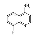 8-氟喹啉-4-胺结构式