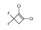 Cyclobutene, 1,2-dichloro-3,3-difluoro- (8CI,9CI) structure