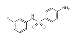 4-Amino-N-(3-fluorophenyl)benzenesulfonamide结构式