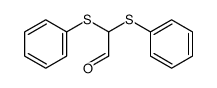 2,2-bis(phenylsulfanyl)acetaldehyde结构式
