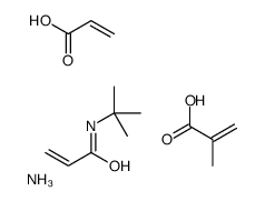 azanium,N-tert-butylprop-2-enamide,2-methylprop-2-enoic acid,prop-2-enoate结构式