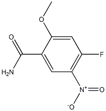 4-Fluoro-2-methoxy-5-nitro-benzamide Structure