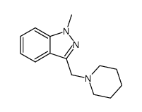 1-methyl-3-piperidin-1-ylmethyl-1H-indazole Structure