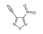 1,2,5-Oxadiazole-3-carbonitrile,4-nitro-(9CI) structure