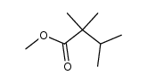 2,2,3-trimethylbutansaeuremethylester Structure