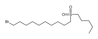 1-bromo-10-pentylsulfonyldecane Structure