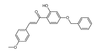 4'-benzyloxy-2'-hydroxy-4-methoxychalcone结构式