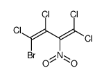 1-bromo-1,2,4,4-tetrachloro-3-nitrobuta-1,3-diene Structure