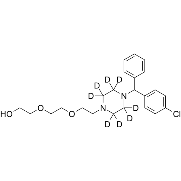 Etodroxizine-d8 Structure