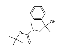 tert-butyl N-(2-hydroxy-2-phenylpropyl)-N-methylcarbamate Structure