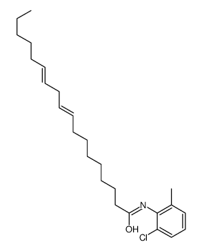N-(2-chloro-6-methylphenyl)octadeca-9,12-dienamide Structure