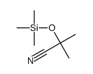 2-methyl-2-trimethylsilyloxypropanenitrile结构式