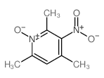 Pyridine,2,4,6-trimethyl-3-nitro-, 1-oxide Structure