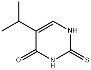 4(1H)-Pyrimidinone, 2,3-dihydro-5-(1-methylethyl)-2-thioxo- Structure