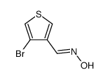 4-bromothiophene-3-carbaldehyde oxime Structure