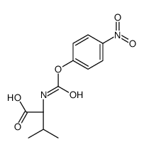 (2S)-3-methyl-2-[(4-nitrophenoxy)carbonylamino]butanoic acid结构式