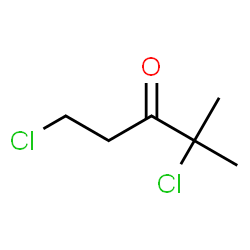 3-Pentanone,1,4-dichloro-4-methyl-结构式