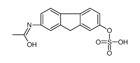 (7-acetamido-9H-fluoren-2-yl) hydrogen sulfate结构式