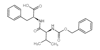 ((苄氧基)羰基)-L-缬氨酰-L-苯丙氨酸结构式
