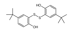 2,2'-dithiobis[4-tert-butylphenol] structure