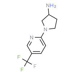 (S)-1-(4-TRIFLUOROMETHYLPYRIDIN-2-YL)-3-AMINOPYRROLIDINE Structure