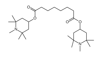 bis(1,2,2,6,6-pentamethylpiperidin-4-yl) octanedioate Structure