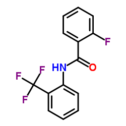2-Fluoro-N-[2-(trifluoromethyl)phenyl]benzamide structure