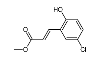 5-Chlor-2-hydroxy-zimtsaeure-methylester Structure