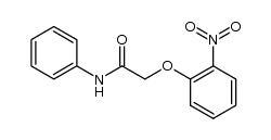 2-nitrophenoxyacetanilide结构式