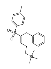 (E)-trimethyl(5-phenyl-4-tosylpent-3-en-1-yl)silane结构式