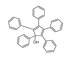 1,2,3,4,5-pentakis-phenylcyclopenta-2,4-dien-1-ol Structure