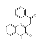 2(1H)-Quinoxalinone,3-(2-oxo-2-phenylethyl)- Structure