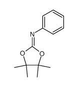 2-phenylimino-4,4,5,5-tetramethyl-1,3-dioxolane Structure