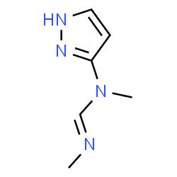 Methanimidamide, N,N-dimethyl-N-1H-pyrazol-3-yl- (9CI)结构式