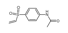 acetic acid-(4-ethenesulfonyl-anilide)结构式