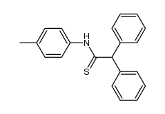 diphenylthioacetato-4-toluide结构式