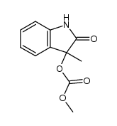3-methoxycarbonyloxy-3-methylindolin-2-one Structure