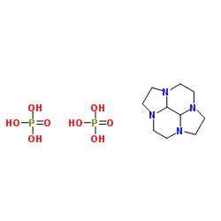 2A,4A,6A,8A-TETRAAZACYCLOPENT[FG]ACENAPHTHYLENE, DECAHYDRO-PHOSPHORIC ACID结构式