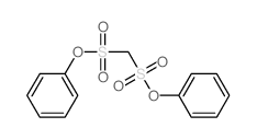 Methanedisulfonic acid,1,1-diphenyl ester结构式