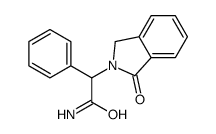 2-(3-oxo-1H-isoindol-2-yl)-2-phenylacetamide结构式