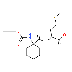 D-Methionine, N-[[1-[[(1,1-dimethylethoxy)carbonyl]amino]cyclohexyl]carbonyl]- (9CI)结构式