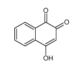 4-hydroxynaphthalene-1,2-dione结构式